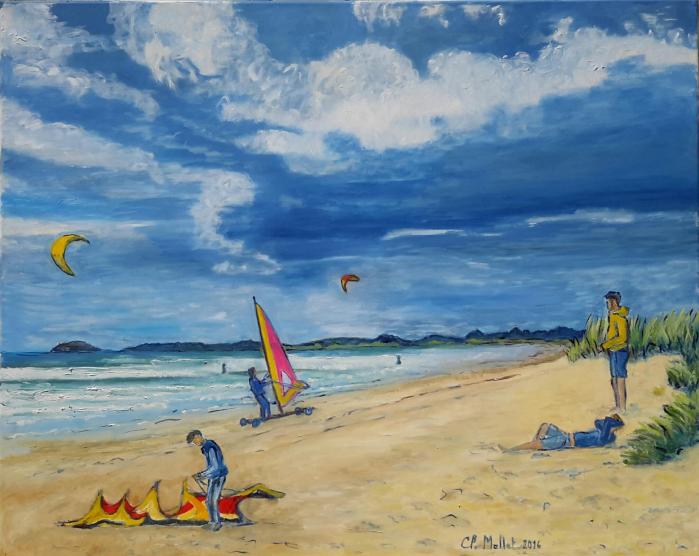 La plage des kite surfeurs claire mallet